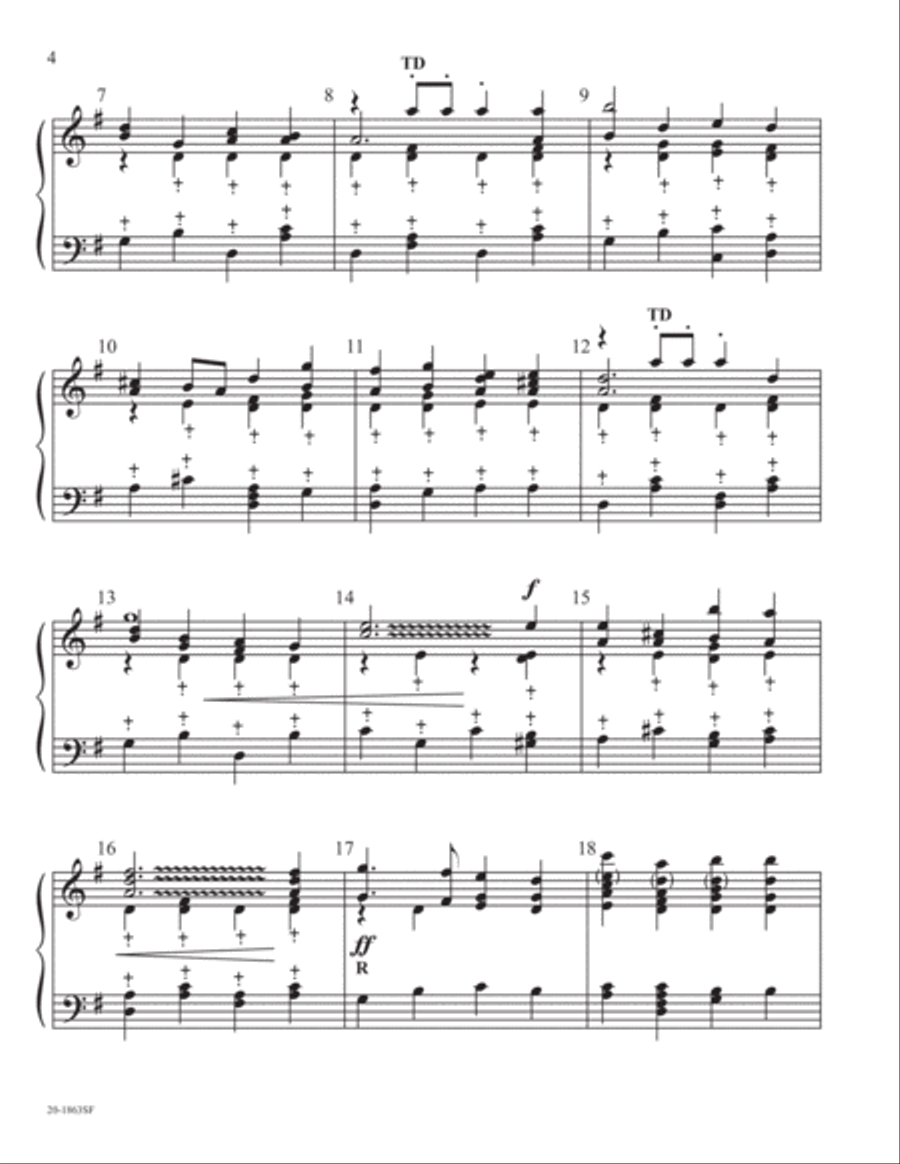Crown Him with Many Crowns 3-Octaves scores gallery preview page 3
