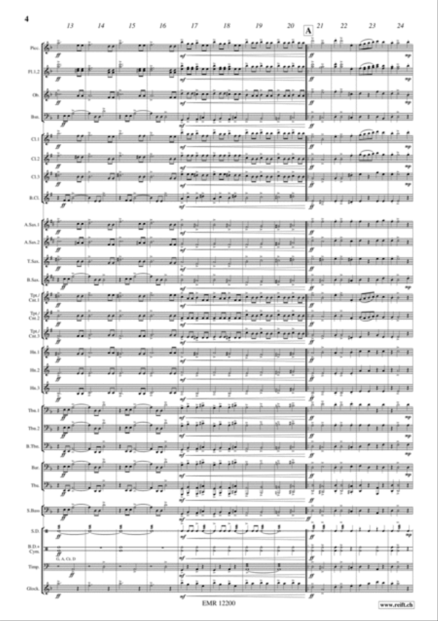 Attila Concert Band scores gallery preview page 4