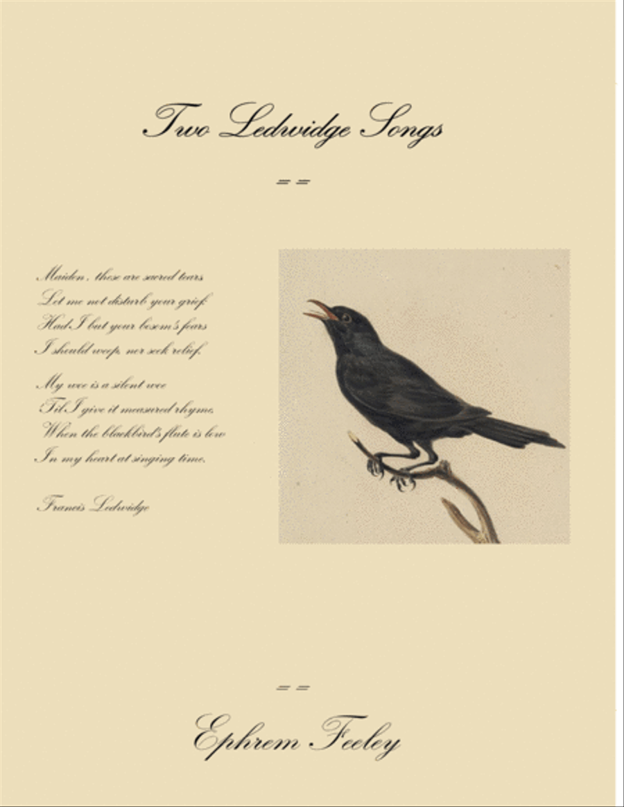 Two Ledwidge Songs Small Ensemble scores gallery preview page 1
