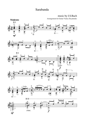 Sarabanda. (In A minor) I.S. Bach