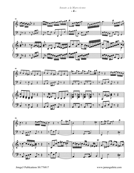 Marais: Sonata Maresienne for Violin, Viola da Gamba & Harpsichord image number null