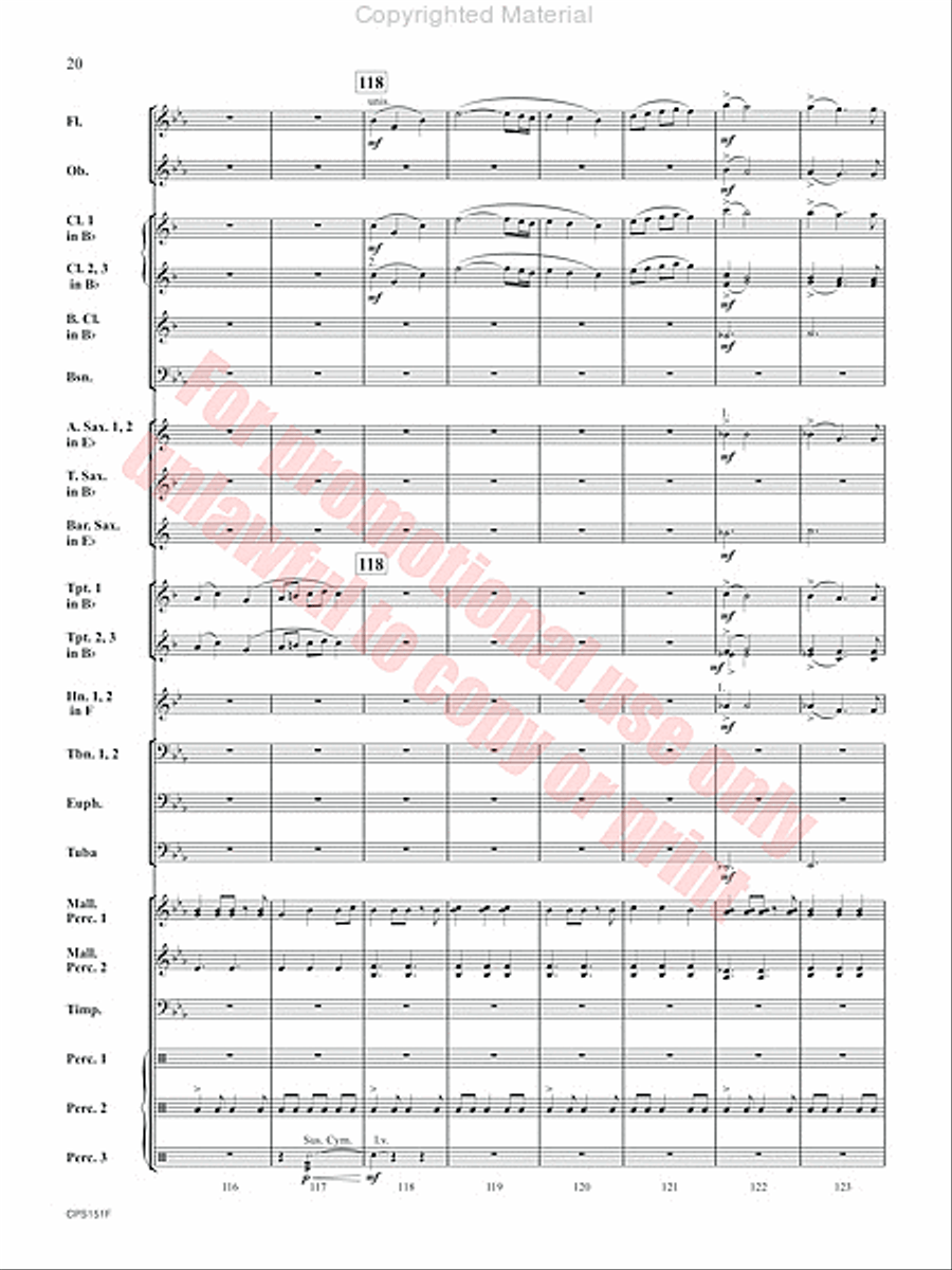 Jumpstart Concert Band scores gallery preview page 21
