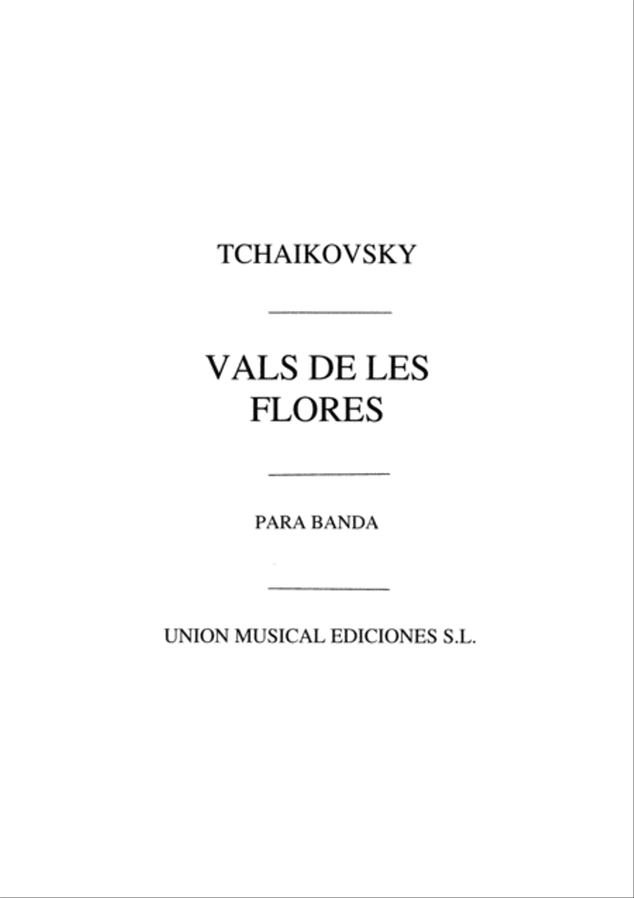 Vals De Las Flores Concert Band scores gallery preview page 1