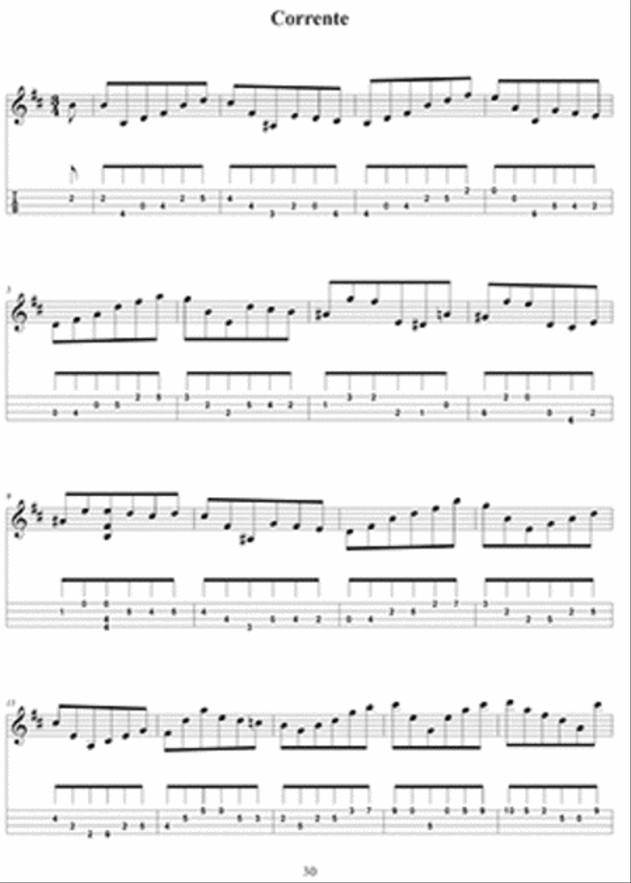 Bach's Sonatas and Partitas for Solo Violin Arranged for Mandolin String Duet scores gallery preview page 3