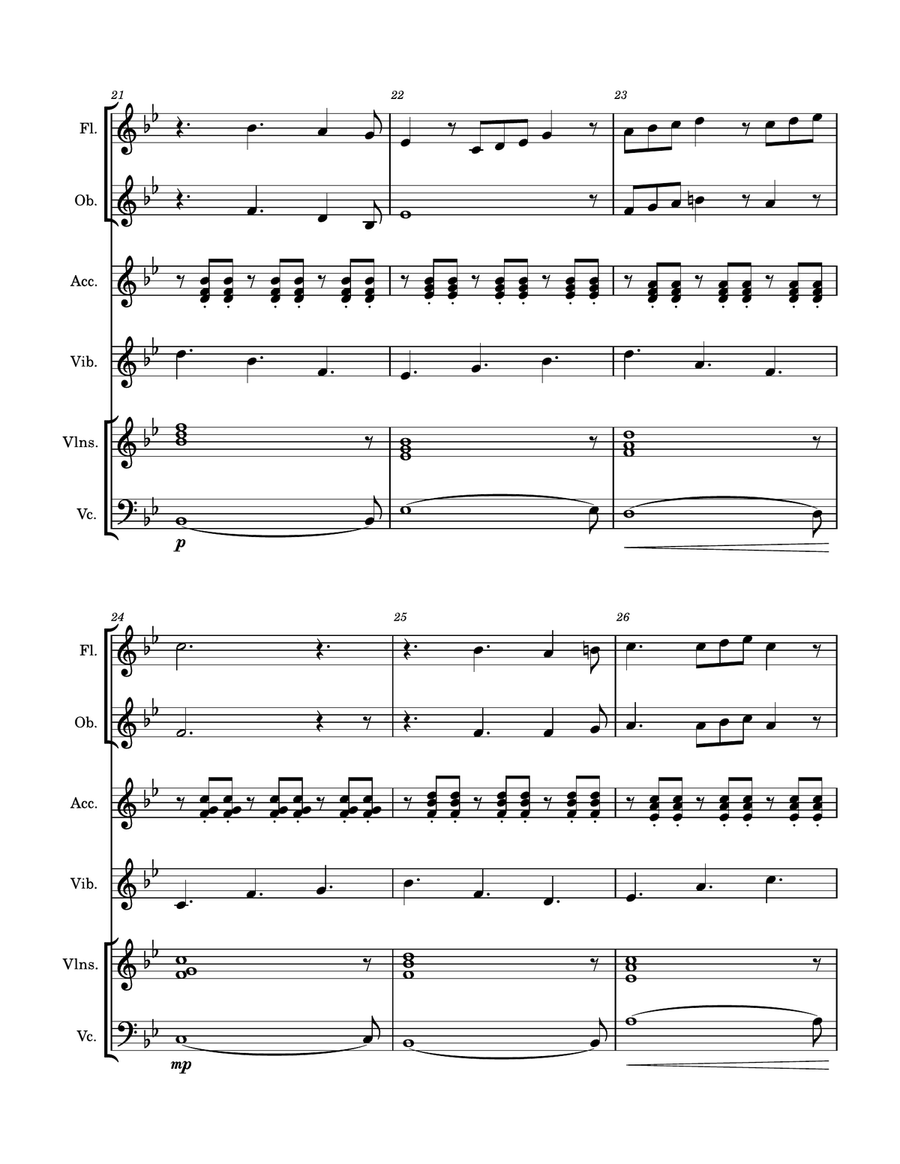 Carousel for Lovers Woodwind Trio scores gallery preview page 4