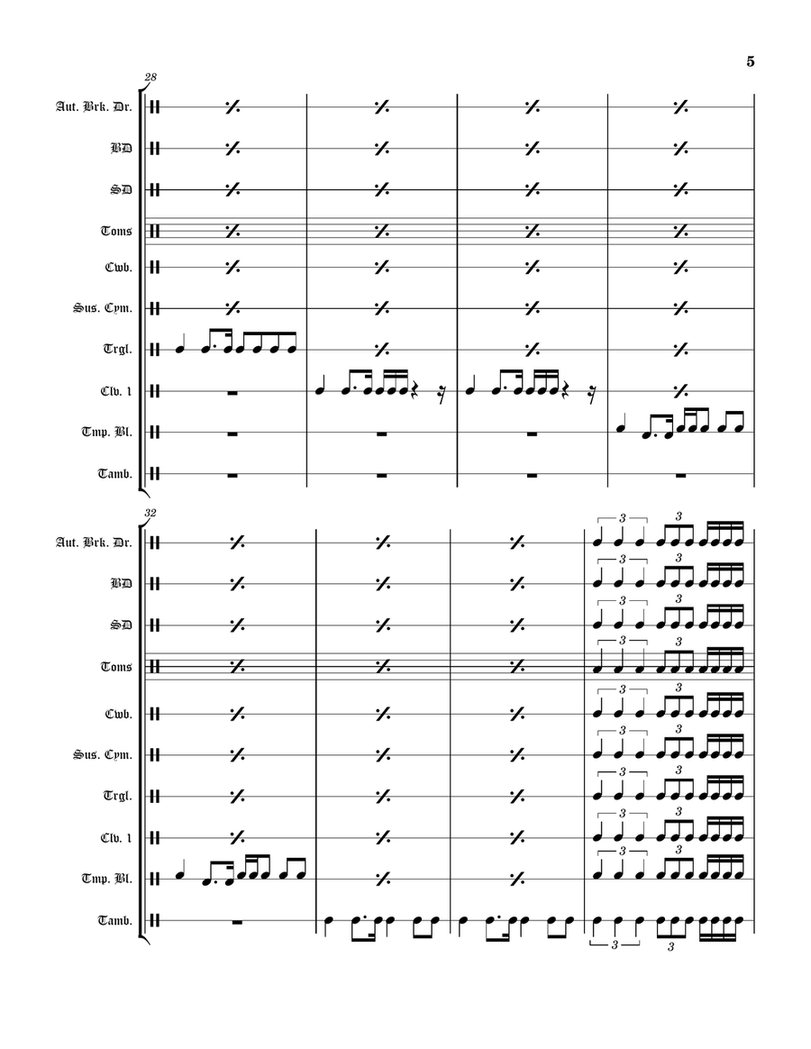 Syncopation Nation! Syncopation Nation! Percussion Ensemble scores gallery preview page 5