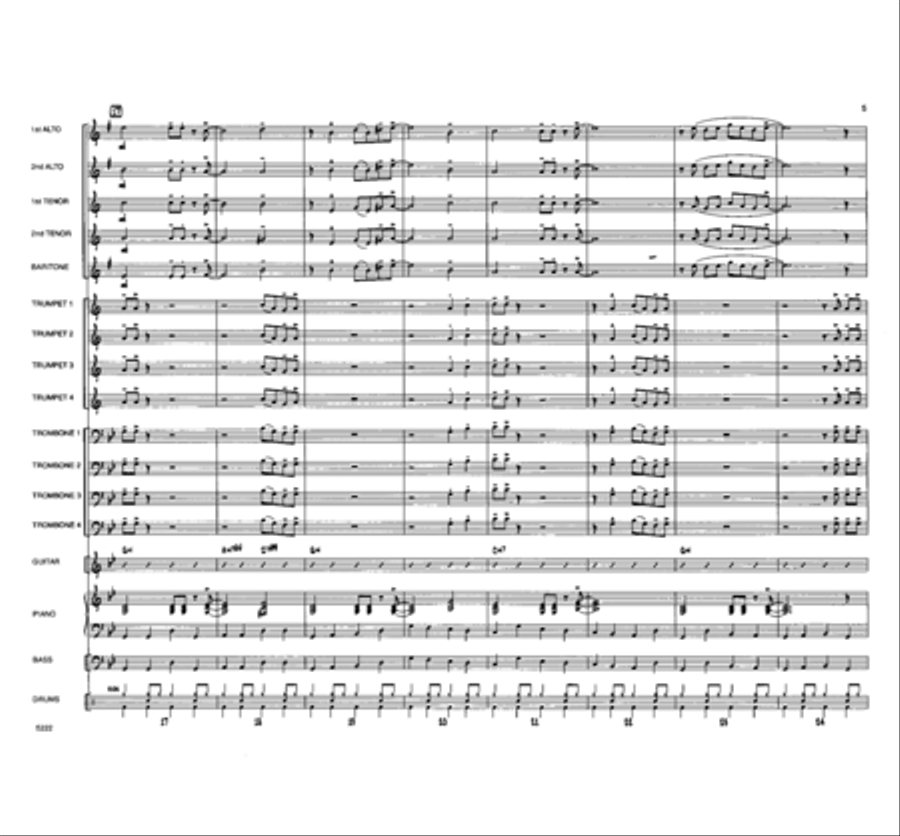Are You Ready? Are You Ready? Jazz Ensemble scores gallery preview page 4