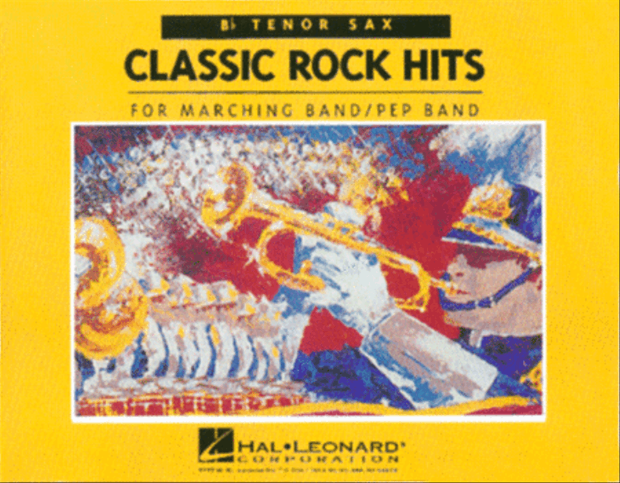 Classic Rock Hits Tenor Sax (For Marching/Pep Band) Pep Band scores gallery preview page 1