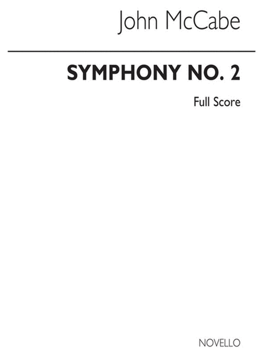 Mccabe Symphony N2 Study Score(Arc)