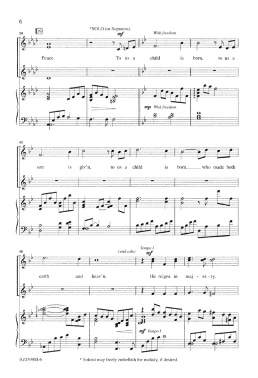 A Christmas Praise SSA scores gallery preview page 7