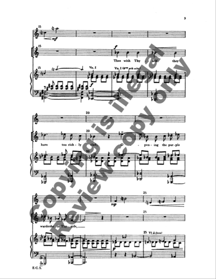 Three Lenten Poems of Richard Crashaw 4-Part scores gallery preview page 12