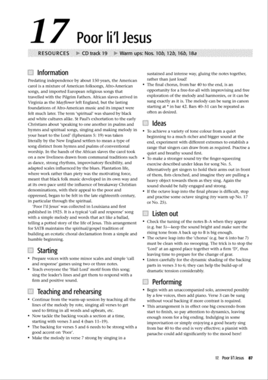 Voiceworks at Christmas Unison Choir scores gallery preview page 18