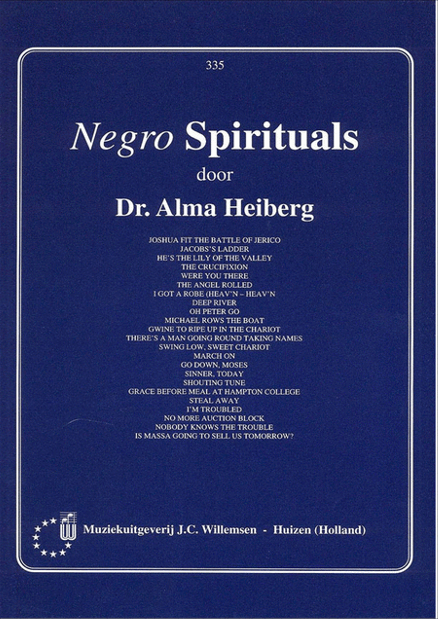 Negro Spirituals Organ scores gallery preview page 1