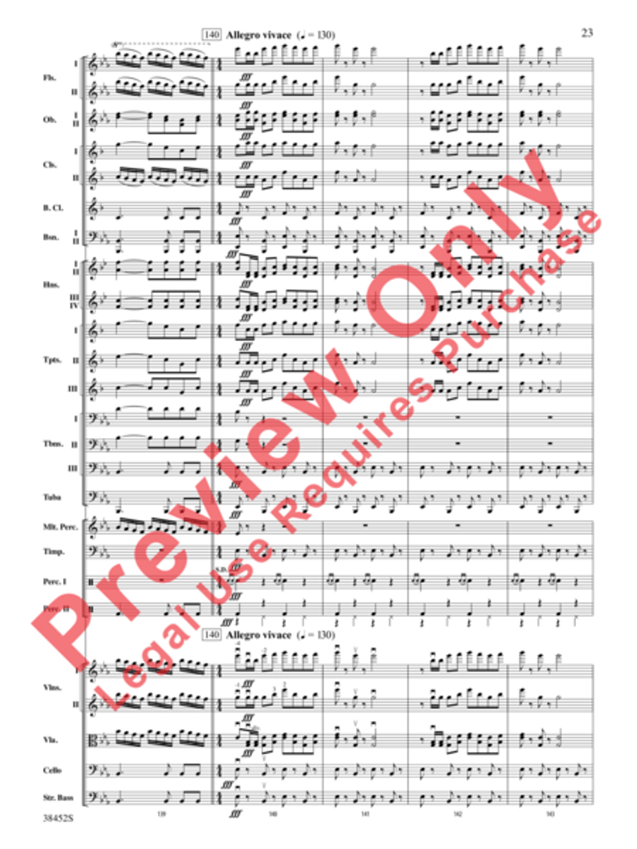 1812 Overture Full Orchestra scores gallery preview page 17