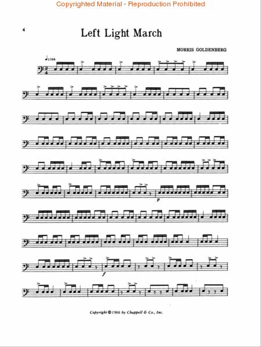 Twelve Progressive Solos for Snare Drum Percussion scores gallery preview page 2