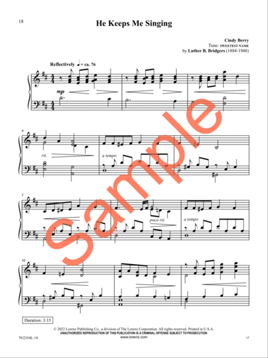 In Joyful Song In Joyful Song Piano Solo scores gallery preview page 15