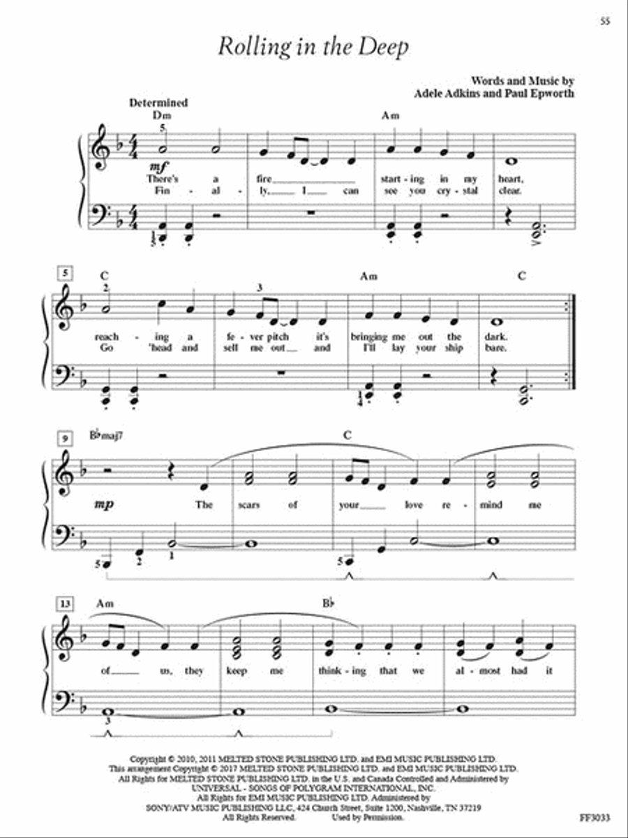Adult Piano Adventures Popular Book 2 Piano Method scores gallery preview page 5