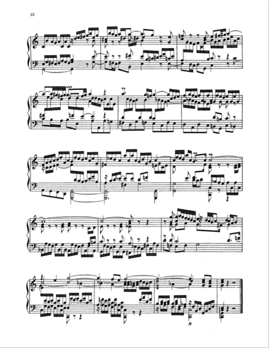Bach: Six Organ Preludes and Fugues (Arr. Franz Liszt) Organ scores gallery preview page 2