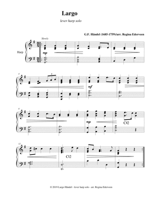 Largo (G.F. Haendel) - lever harp solo