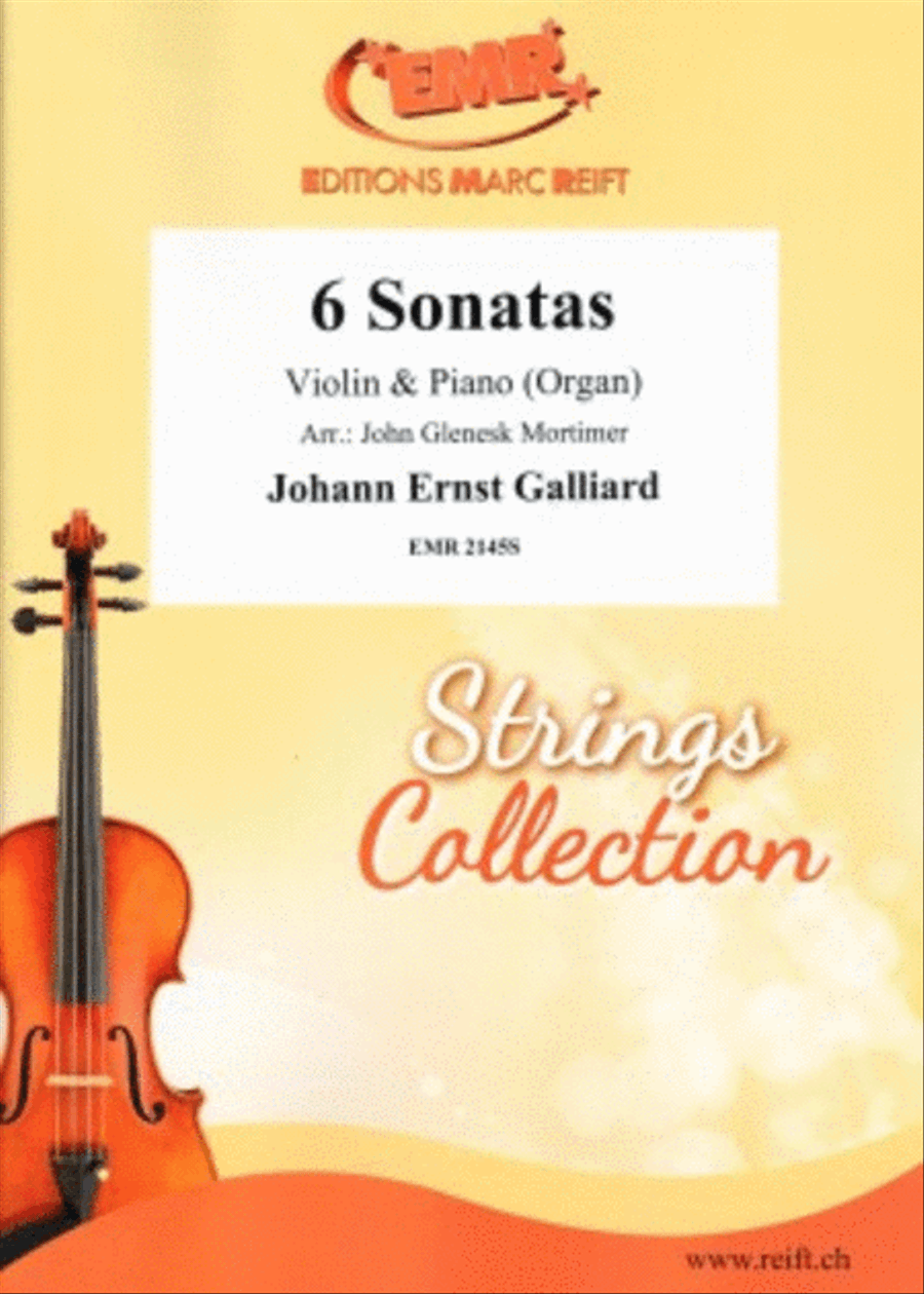 6 Sonatas 6 Sonatas Violin Solo scores gallery preview page 1