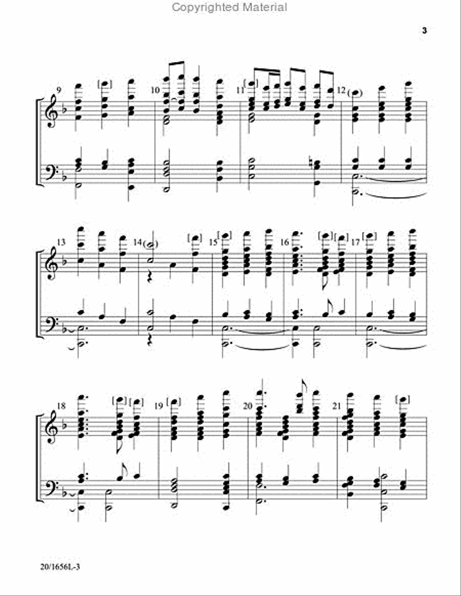 Come, Thou Almighty King 5-Octaves scores gallery preview page 3