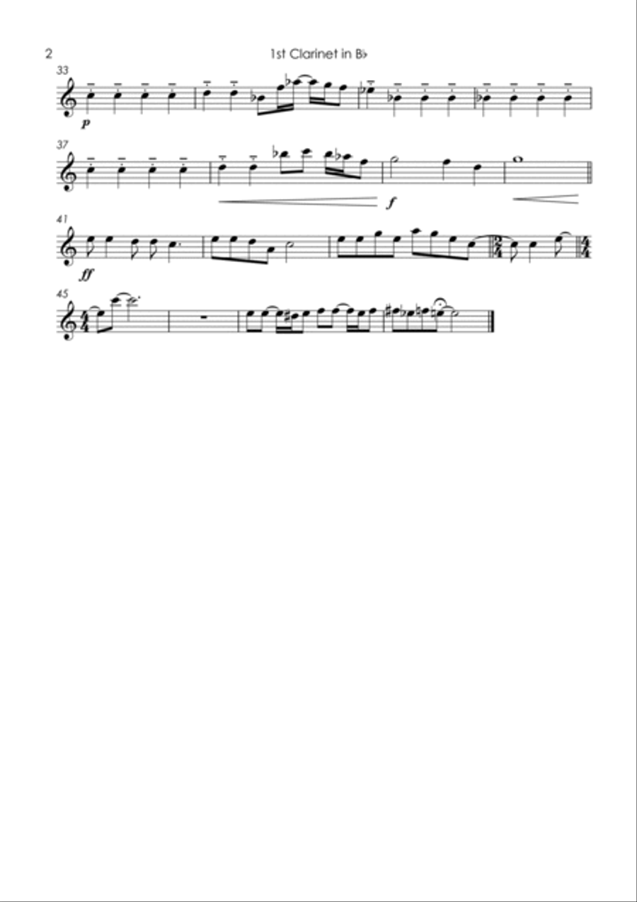 Lady Madonna Clarinet Quartet scores gallery preview page 4