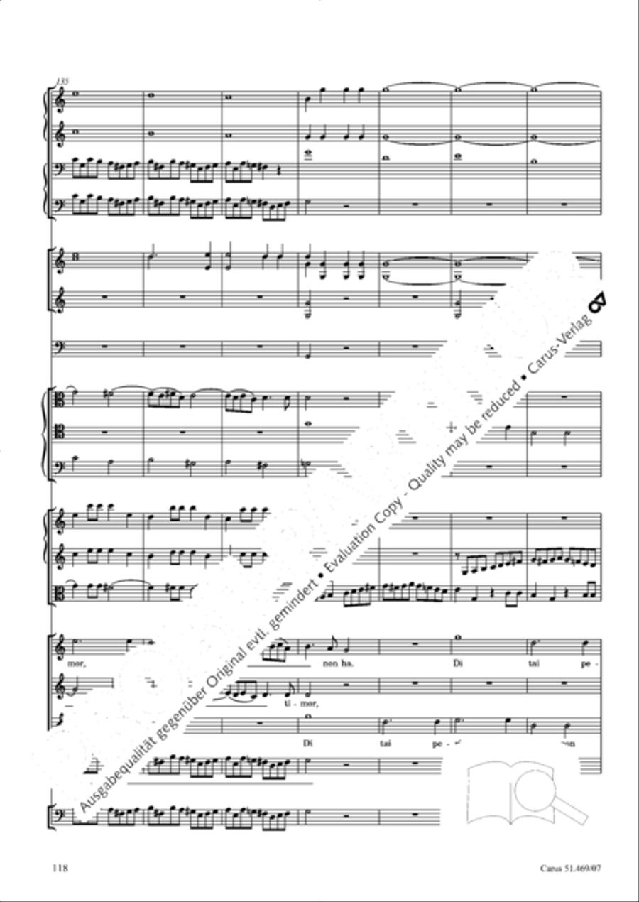 Davide penitente 4-Part scores gallery preview page 131