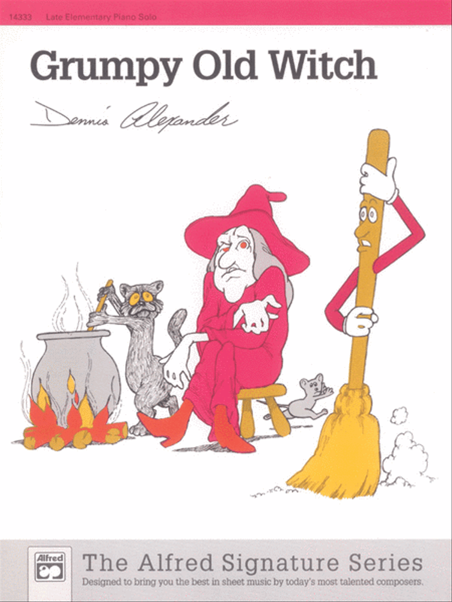 Grumpy Old Witch Easy Piano scores gallery preview page 1