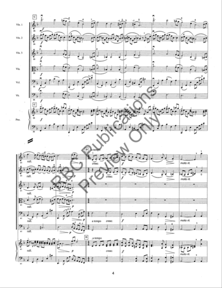Greensleeves Greensleeves String Orchestra scores gallery preview page 7