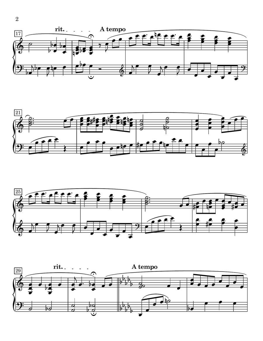 (there's No Place Like) Home For The Holidays Piano Solo scores gallery preview page 2