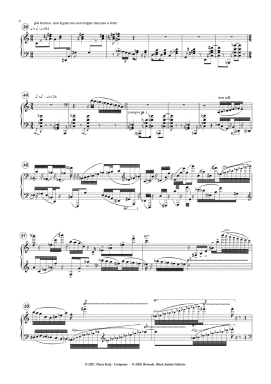 Scherzo 1 for piano Piano Solo scores gallery preview page 4