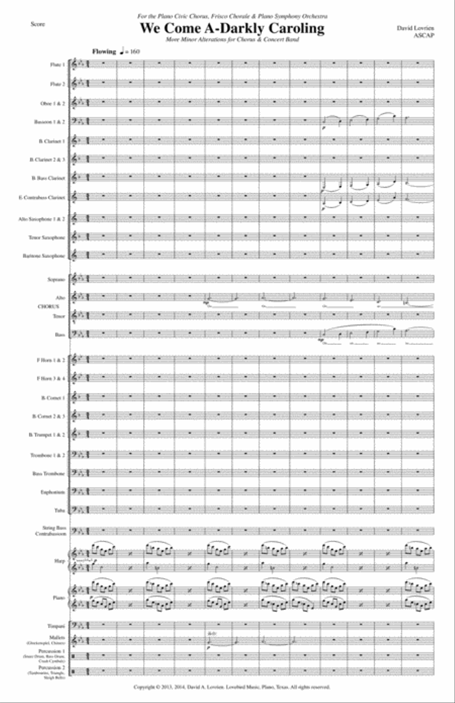 We Come A-Darkly Caroling 4-Part scores gallery preview page 2