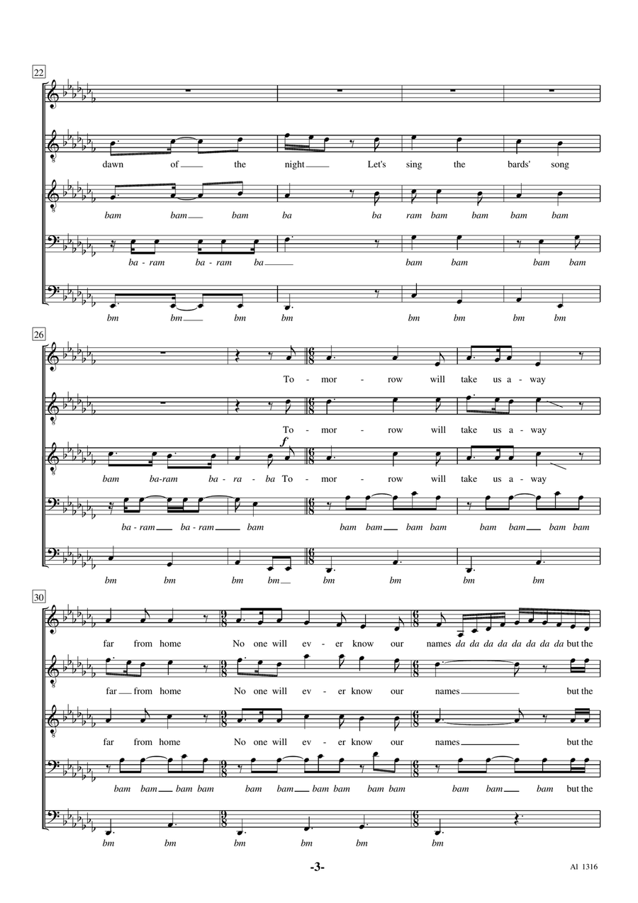 The Bard's Song Choir scores gallery preview page 3