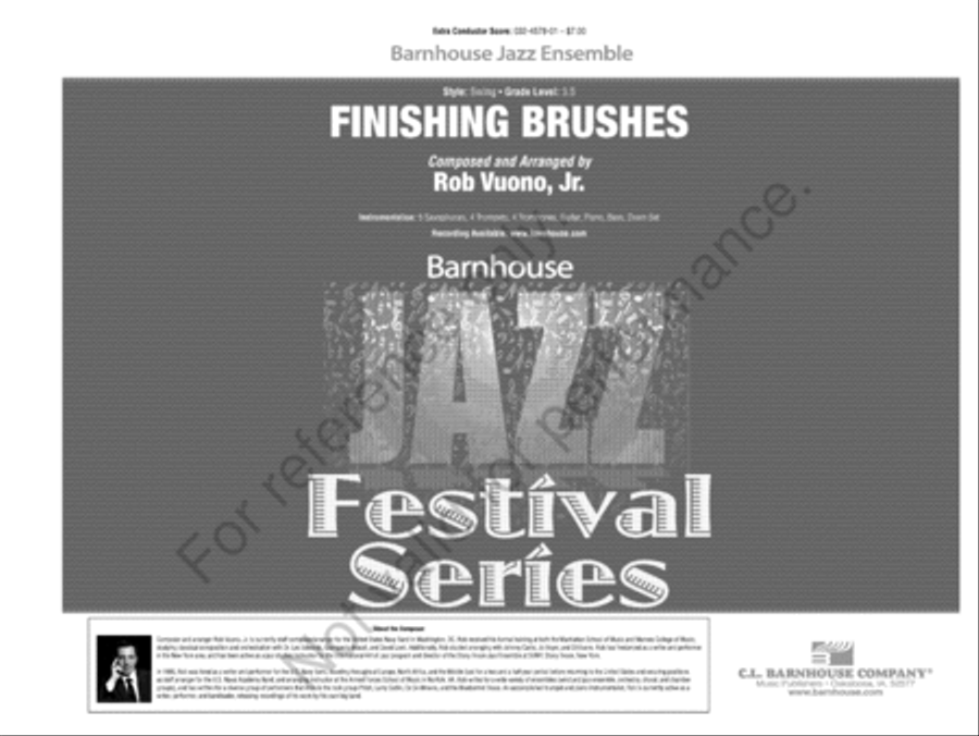 Finishing Brushes Jazz Ensemble scores gallery preview page 2