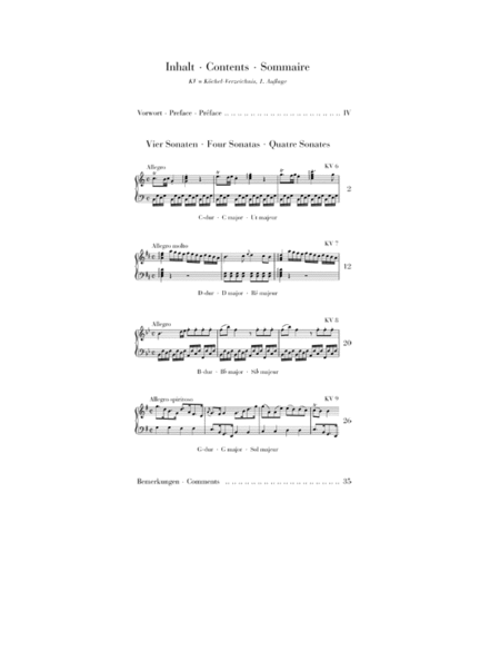 Wolfgang Amadeus Mozart – “Wunderkind” Sonatas, Volume 1, K. 6-9