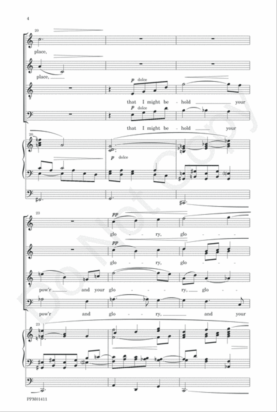 O God, My God, Eagerly I Seek You 4-Part scores gallery preview page 7