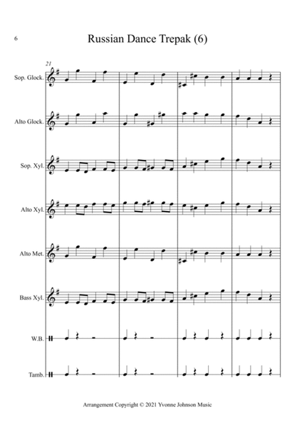 Russian Dance Trepak - For Orff Ensemble (Full Version) image number null