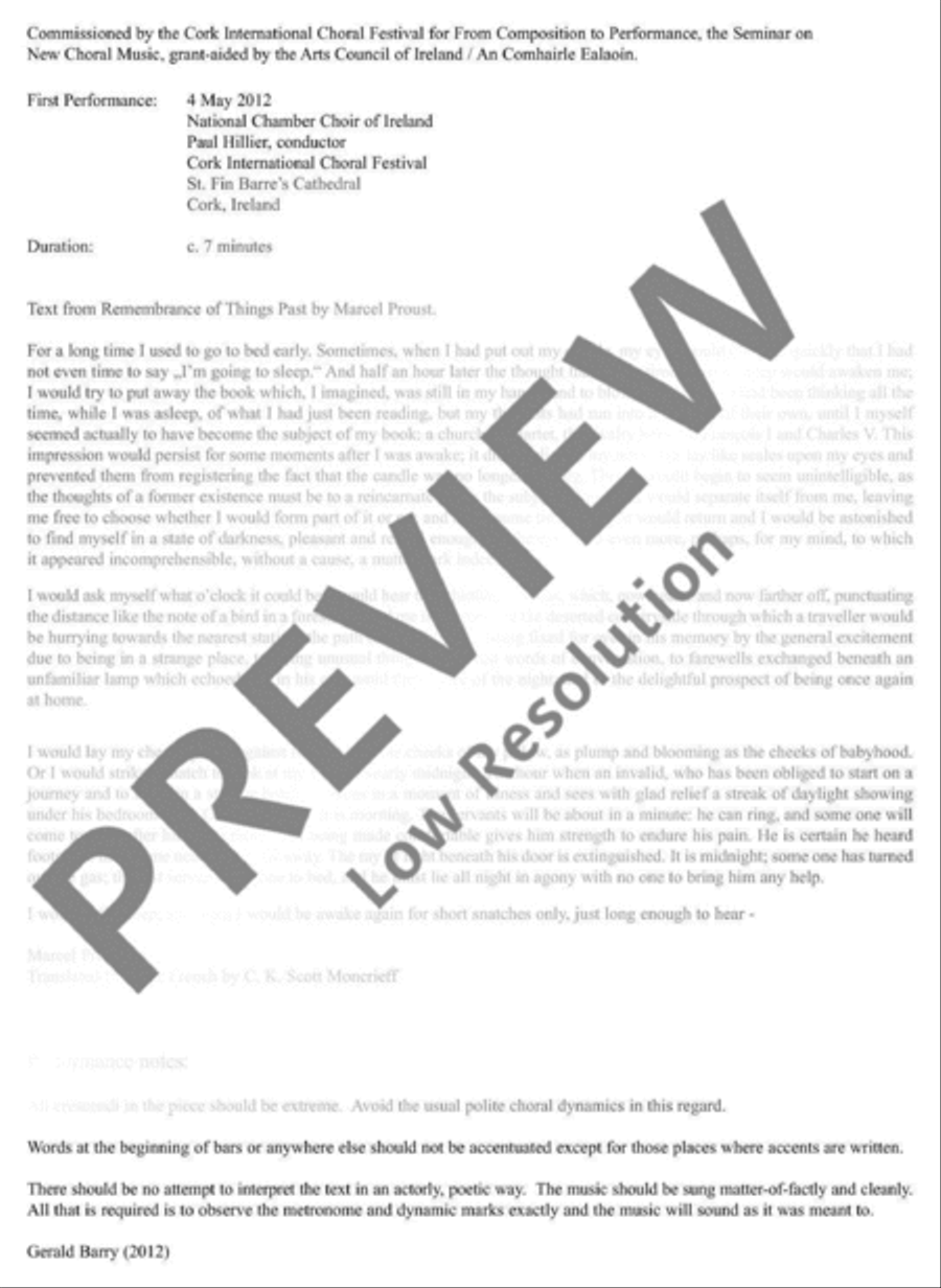 Long Time 4-Part scores gallery preview page 3
