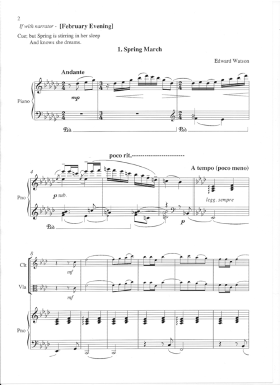 The Turning Seasons Clarinet scores gallery preview page 2