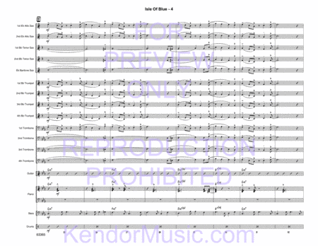 Isle Of Blue (based on the chord changes to 'Blue Bossa' by Kenny Dorham) image number null