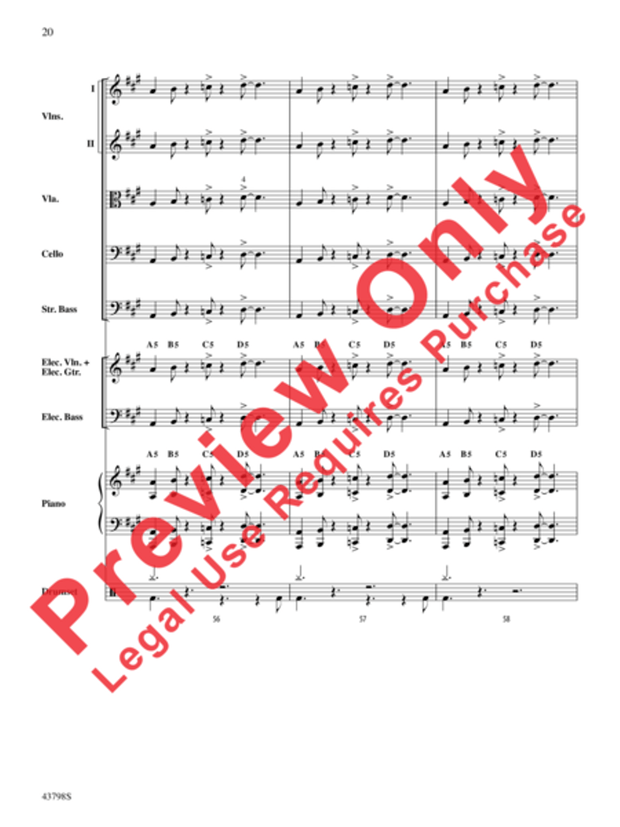 Siberian Sleigh Ride Siberian Sleigh Ride String Orchestra scores gallery preview page 13