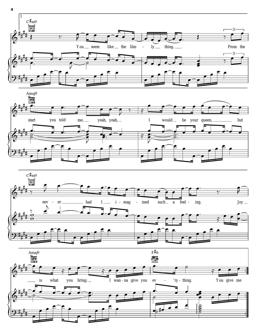 Butterflyz Piano, Vocal, Guitar scores gallery preview page 4