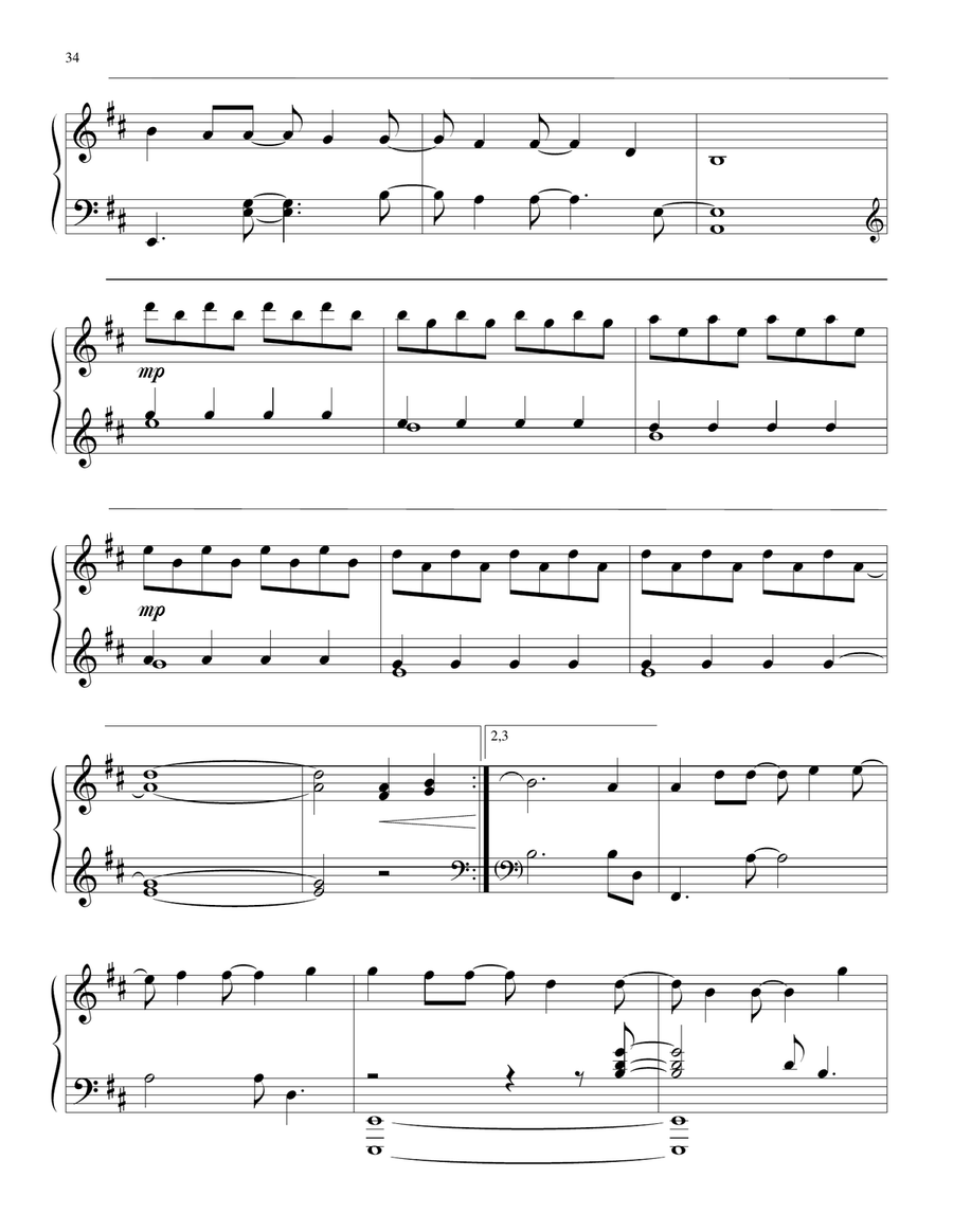 Dreams Of A Child Piano Solo scores gallery preview page 3