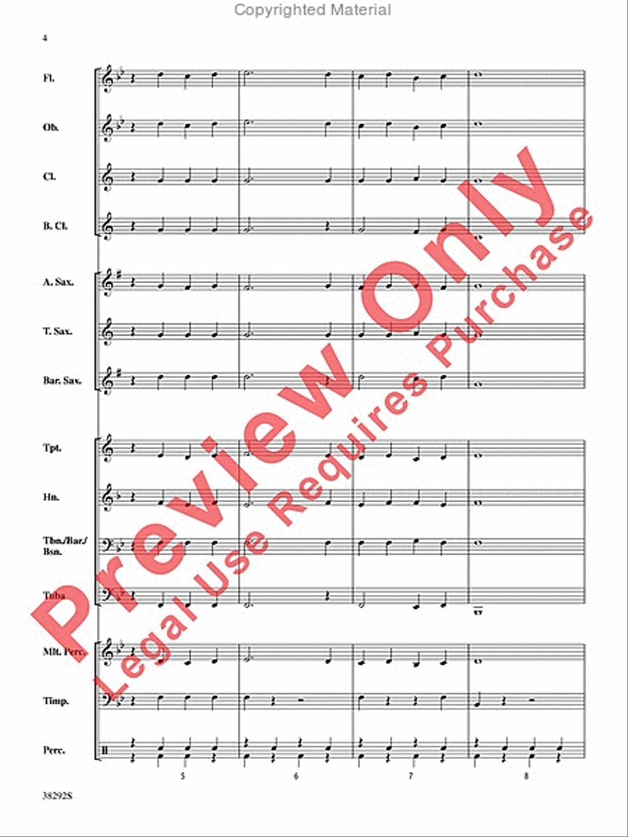 Finlandia Concert Band scores gallery preview page 5