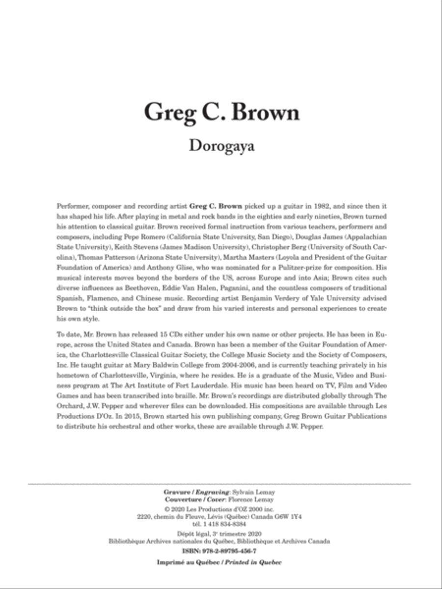 Dorogaya Classical Guitar scores gallery preview page 2