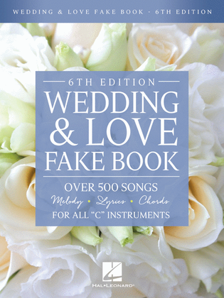 Book cover for Wedding & Love Fake Book - 6th Edition