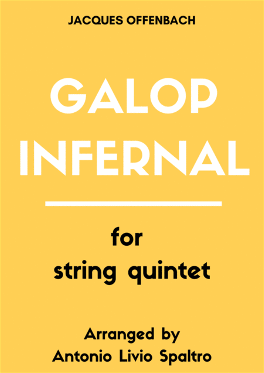 Galop Infernal (Can Can) for String Quintet String Quintet scores gallery preview page 1