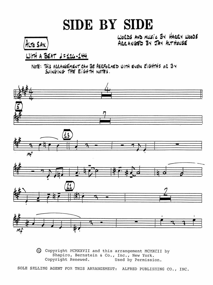 Side by Side: E-flat Alto Saxophone