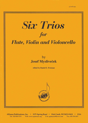 Book cover for Six Trios For Flute, Vln & Vc