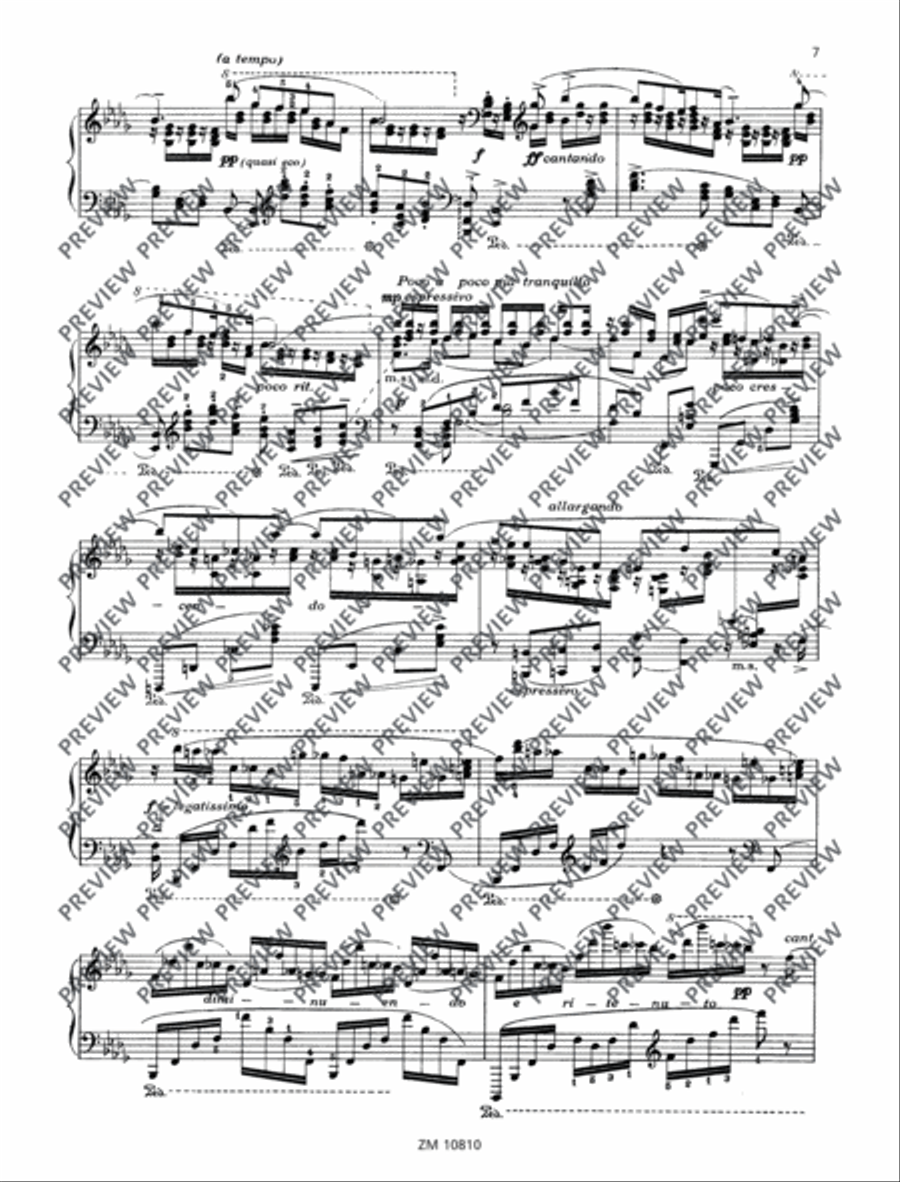 Sonata romantica Piano Solo scores gallery preview page 8